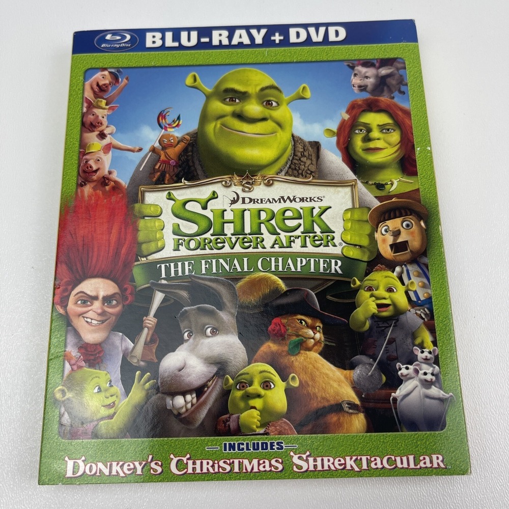 Shrek Forever After Blu ray Disc DVD 2010 The Final Chapter Fiona Donkey